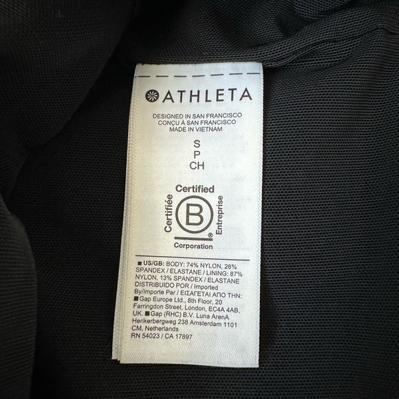 Athleta Delancey Black Half Zip Long Sleeve Mock Neck Dress with Pockets-SP - Picture 10 of 13